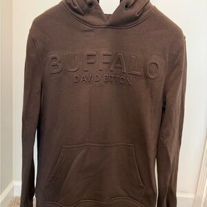 Buffalo David Bitton Men's Dark Brown Hoodie